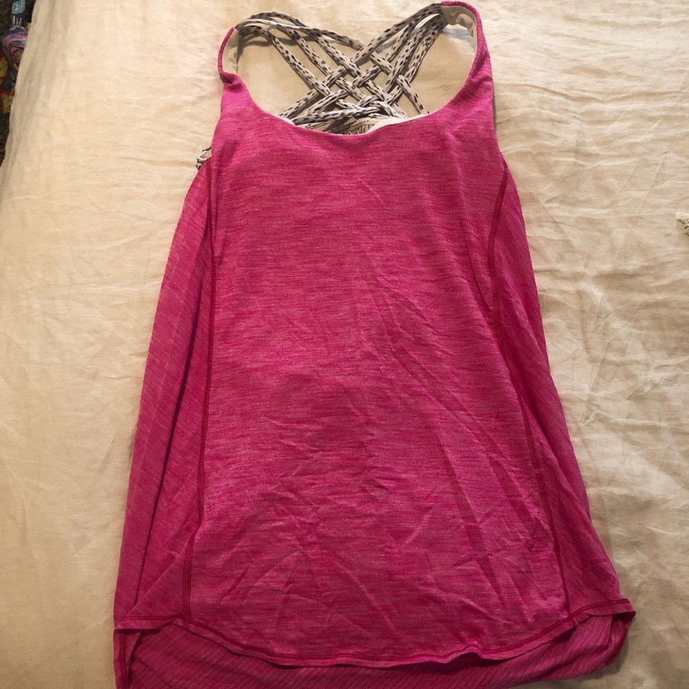 Lululemon tank with built in sports bra